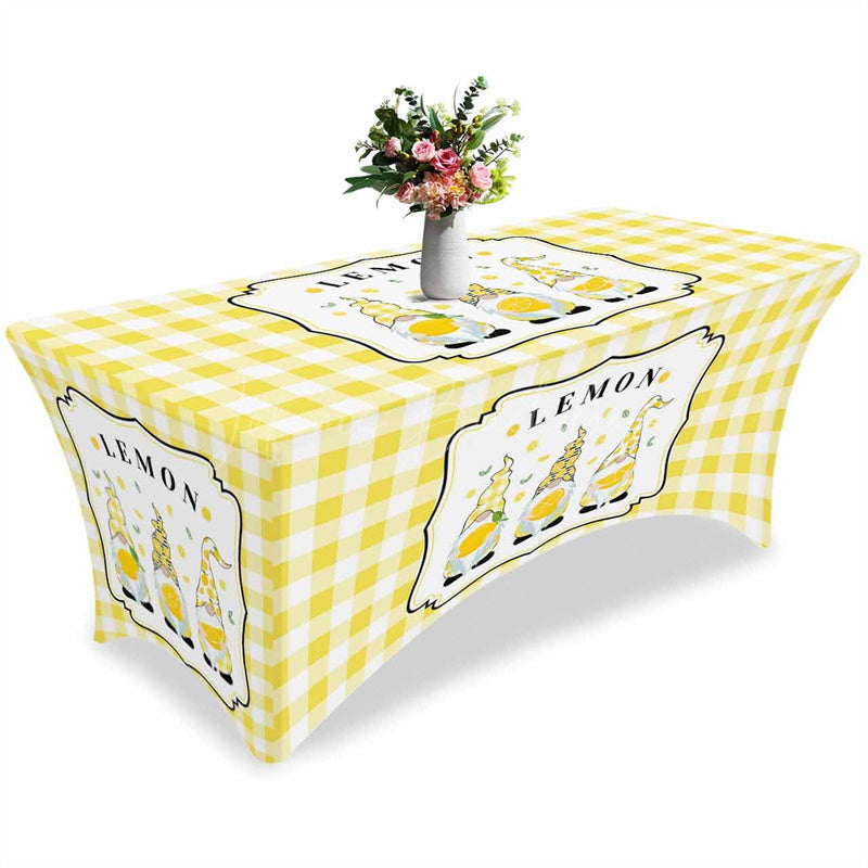 Lofaris Farm Pastoral Dwarf Lemon Leaves Stretch Table Cover