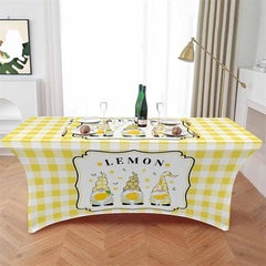 Lofaris Farm Pastoral Dwarf Lemon Leaves Stretch Table Cover