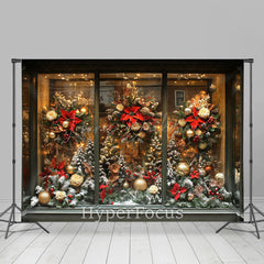 Lofaris Festive Christmas Decoration Boutique Photo Backdrop