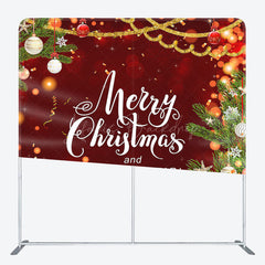 Lofaris Festive Merry Christmas And Happy New Year Backdrop