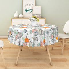 Lofaris Festive Pumpkin Leaf Autumn Rectangle Tablecloth