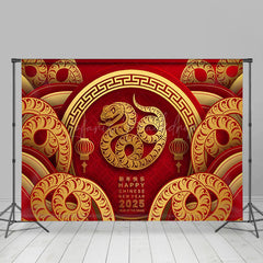 Lofaris Festive Snake Year 2025 Chinese Celebration Holiday Backdrop