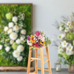 Lofaris Fine Art Spring Greenery Floral Photography Backdrop