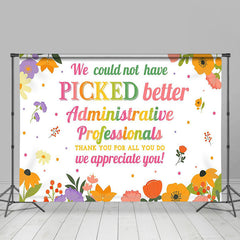 Lofaris Floral Administrative Professionals Day Backdrop