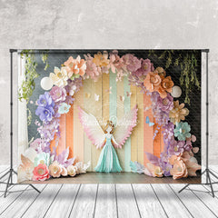 Lofaris Flower Fairy Butterflies Spring Fine Art Backdrop