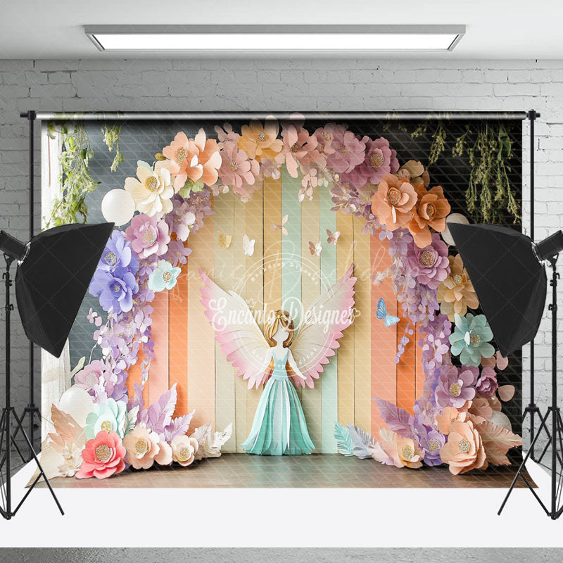 Lofaris Flower Fairy Butterflies Spring Fine Art Backdrop