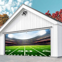 Lofaris Football Match Stadium Goal Garage Door Banner