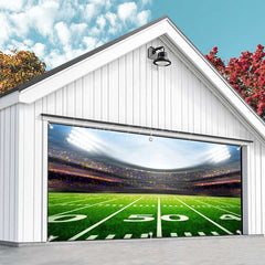 Lofaris Football Match Stadium Goal Garage Door Banner