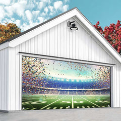 Lofaris Football Stadium Opening Ceremony Garage Door Banner