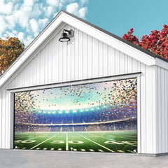 Lofaris Football Stadium Opening Ceremony Garage Door Banner