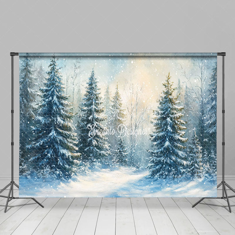 Lofaris Forest Winter Wonderland Parties Photography Backdrop