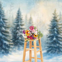 Lofaris Forest Winter Wonderland Parties Photography Backdrop