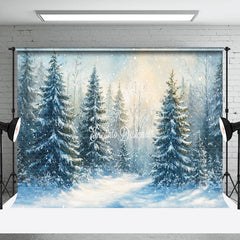 Lofaris Forest Winter Wonderland Parties Photography Backdrop