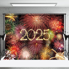 Lofaris Full Daazzling 2025 Shiny New Year Backdrop