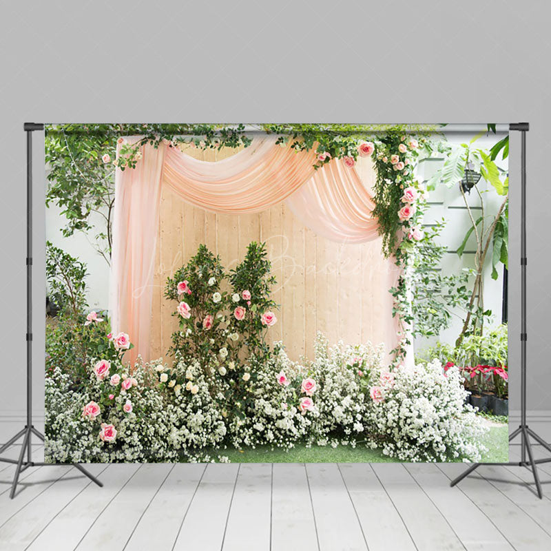 Lofaris Garden Floral Arrangement For Outdoor Events Backdrop