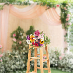 Lofaris Garden Floral Arrangement For Outdoor Events Backdrop