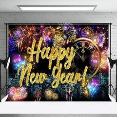 Lofaris Glorious Midnight New Years Eve Cityscape Backdrop