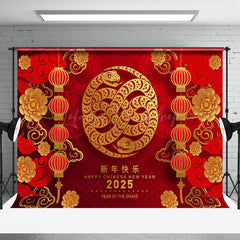 Lofaris Glorious Snake Year 2025 Celebration Happiness Backdrop