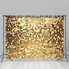 Lofaris Gold Triangle Sequins Backdrop For Photography