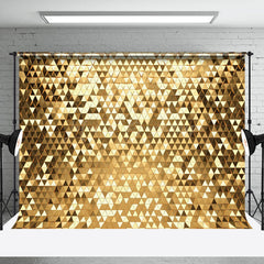 Lofaris Gold Triangle Sequins Backdrop For Photography