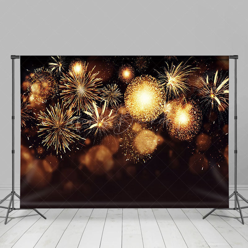 Lofaris Golden Dazzling Night New Year Backdrop For Party