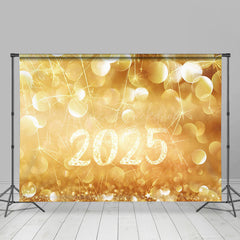 Lofaris Golden Sparkle 2025 Celebration New Year Backdrop