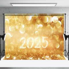 Lofaris Golden Sparkle 2025 Celebration New Year Backdrop