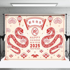 Lofaris Good Luck Lunar Year Of The Snake Holiday Backdrop