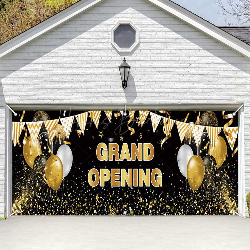 Lofaris Grand Opening Ribbons Celebration Garage Door Banner