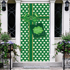 Lofaris Green Clover Gift Box St Patricks Day Door Cover