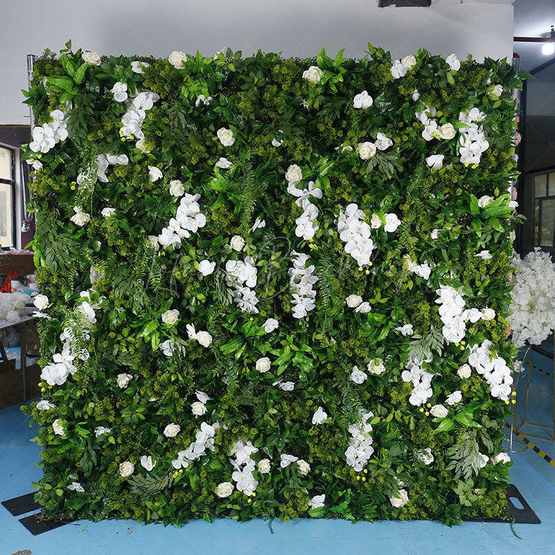 Lofaris Green Plant Floral Artificial Flower Wall For Wedding