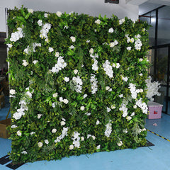 Lofaris Green Plant Floral Artificial Flower Wall For Wedding