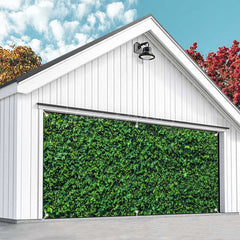 Lofaris Green Vine Leaves Wall Wedding Garage Door Banner