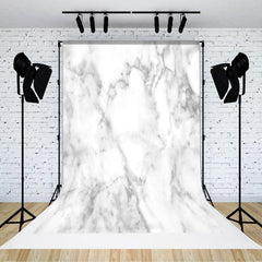 Lofaris Grey White Simple Abstract Marbled Pattern Backdrop