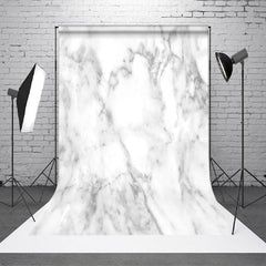 Lofaris Grey White Simple Abstract Marbled Pattern Backdrop