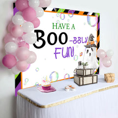 Lofaris Halloween Have A Boo Bbly Fun Baby Shower Backdrop