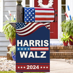 Lofaris Harris Walz 2024 Campaign For President Garden Flag