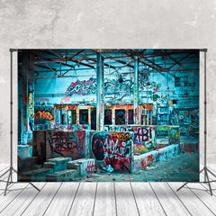 Lofaris Hip Hop Graffiti Wall Painting Architecture Backdrop