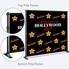 Lofaris Hollywood 20th Birthday Custom Step And Repeat Banner