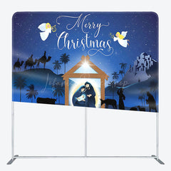 Lofaris Holy Light Star Jesus Born Tension Fabric Backdrop