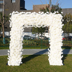 Lofaris Holy Pure White Rose Arch Flower Wall Wedding Decor