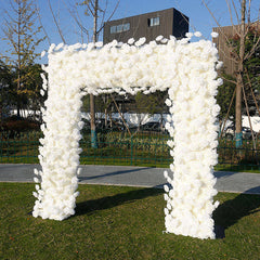 Lofaris Holy Pure White Rose Arch Flower Wall Wedding Decor