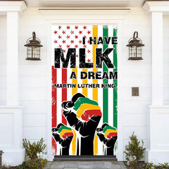 Lofaris I Have A Dream Retro Usa Flag Mlk Day Door Cover