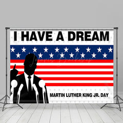 Lofaris I Have A Dream Usa Flag Speech Happy Mlk Day Backdrop