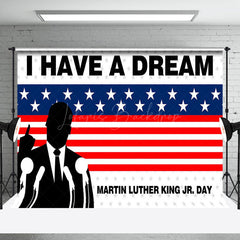 Lofaris I Have A Dream Usa Flag Speech Happy Mlk Day Backdrop