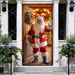 Lofaris Indoor Room Santa Claus Merry Christmas Door Cover