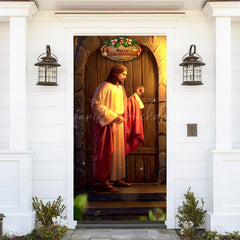 Lofaris Jesus Knocking The Door Merry Christmas Cover