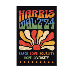 Lofaris Kamala Harris Waltz 2024 Garden Flag For Yard Decor