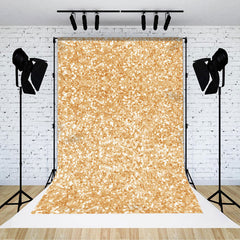 Lofaris Light Mirror Gold Dots Glitter Photography Backdrop