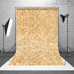 Lofaris Light Mirror Gold Dots Glitter Photography Backdrop